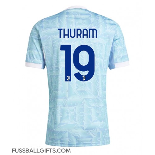 Juventus Khephren Thuram #19 Fußballbekleidung Auswärtstrikot 2025-26 Kurzarm Juventus Khephren Thuram #19 Fußballbekleidung Auswärtstrikot 2025-26 Kurzarm